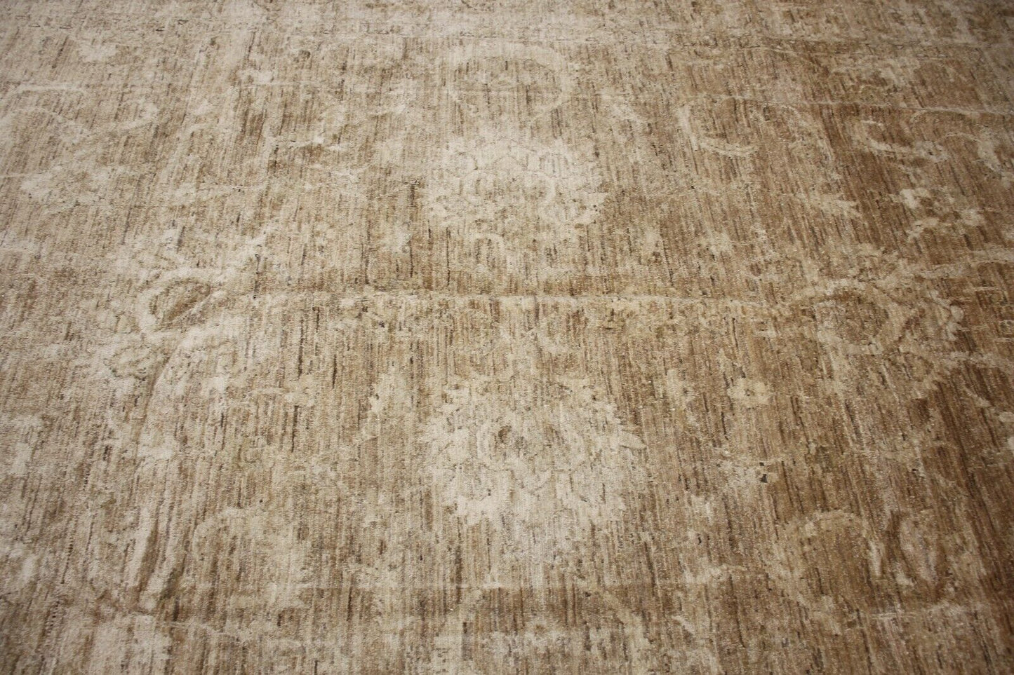 Semi-Antique Peshwar | 8' x 11'1" Hand-Knotted Oriental Rug | 100% Wool