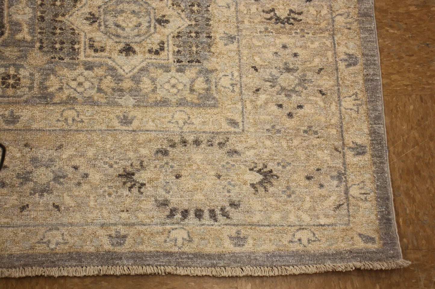 Pakistani Mamluk | 100% Wool | 6'2" x 8'11" Hand Knotted Traditional Area Rug