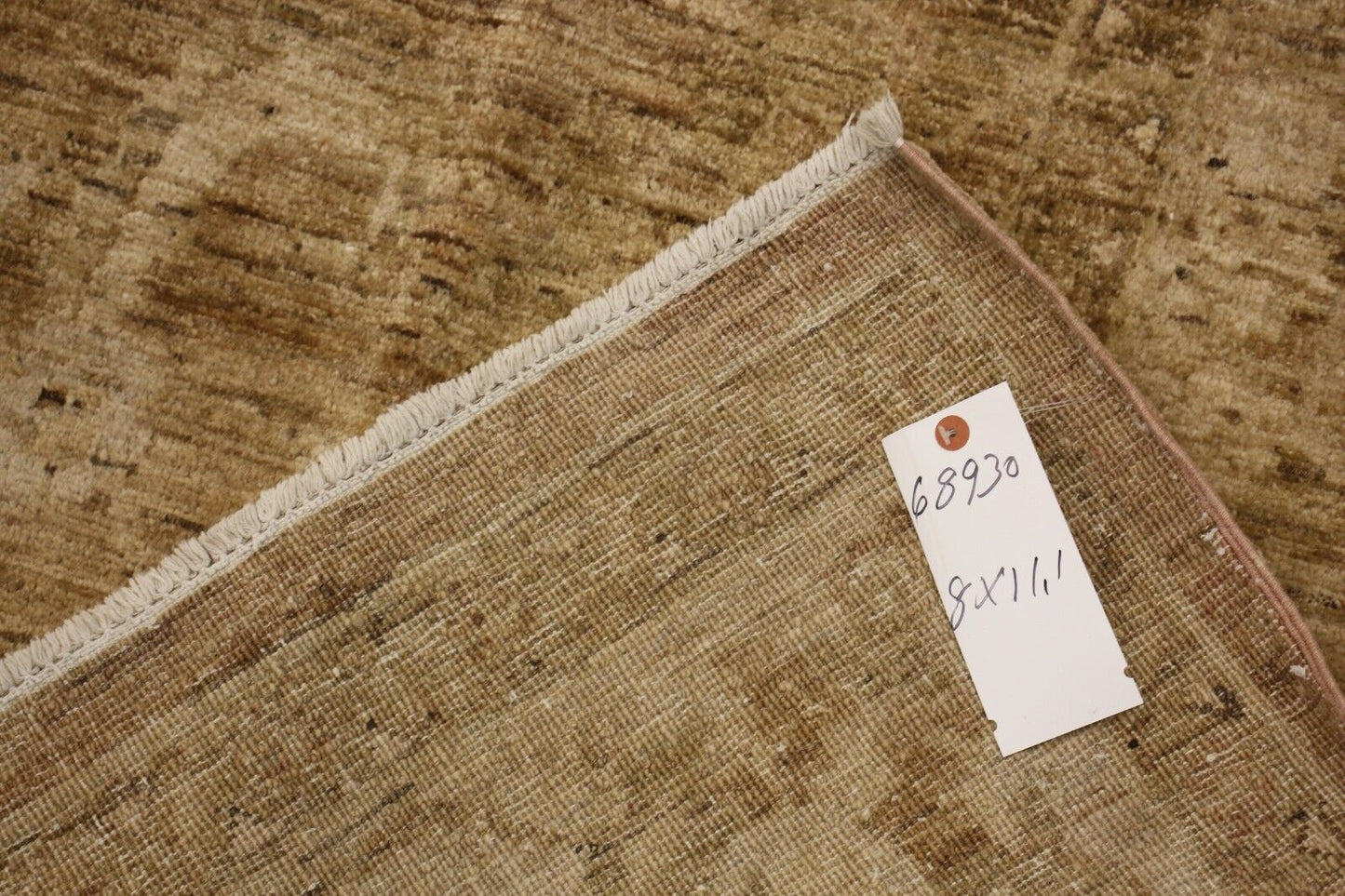 Semi-Antique Peshwar | 8' x 11'1" Hand-Knotted Oriental Rug | 100% Wool