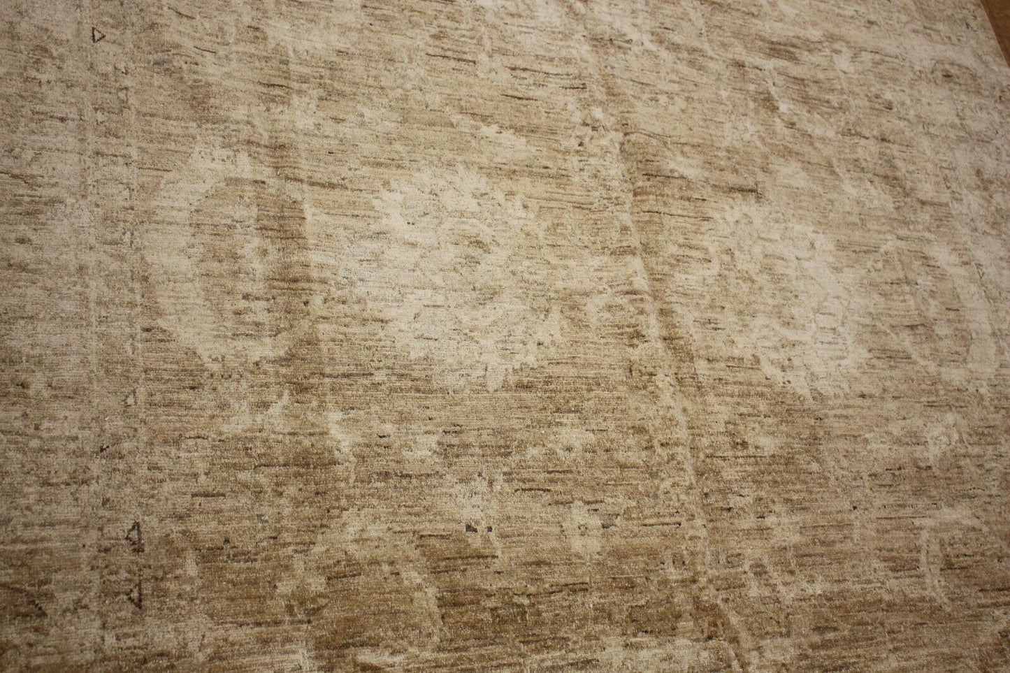 Semi-Antique Peshwar | 8' x 11'1" Hand-Knotted Oriental Rug | 100% Wool