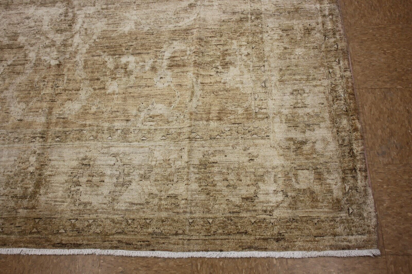 Semi-Antique Peshwar | 8' x 11'1" Hand-Knotted Oriental Rug | 100% Wool