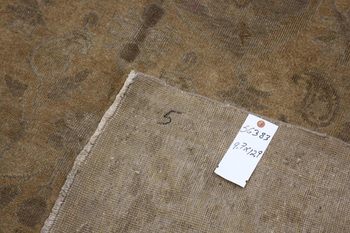 Vintage Hand-Knotted Semi-Antique Keshan Area Rug | 9'7" x 12'9" | 100% Wool