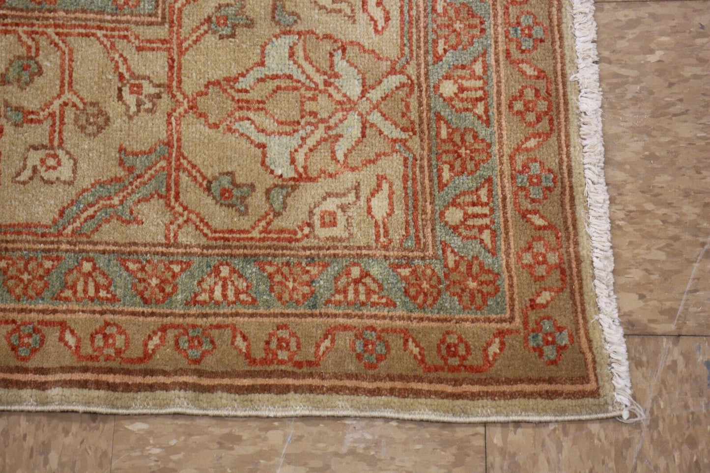 Semi Antique Hand-Knotted Mahal Area Rug | 8'4" x 10' | 100% Wool | VIntage
