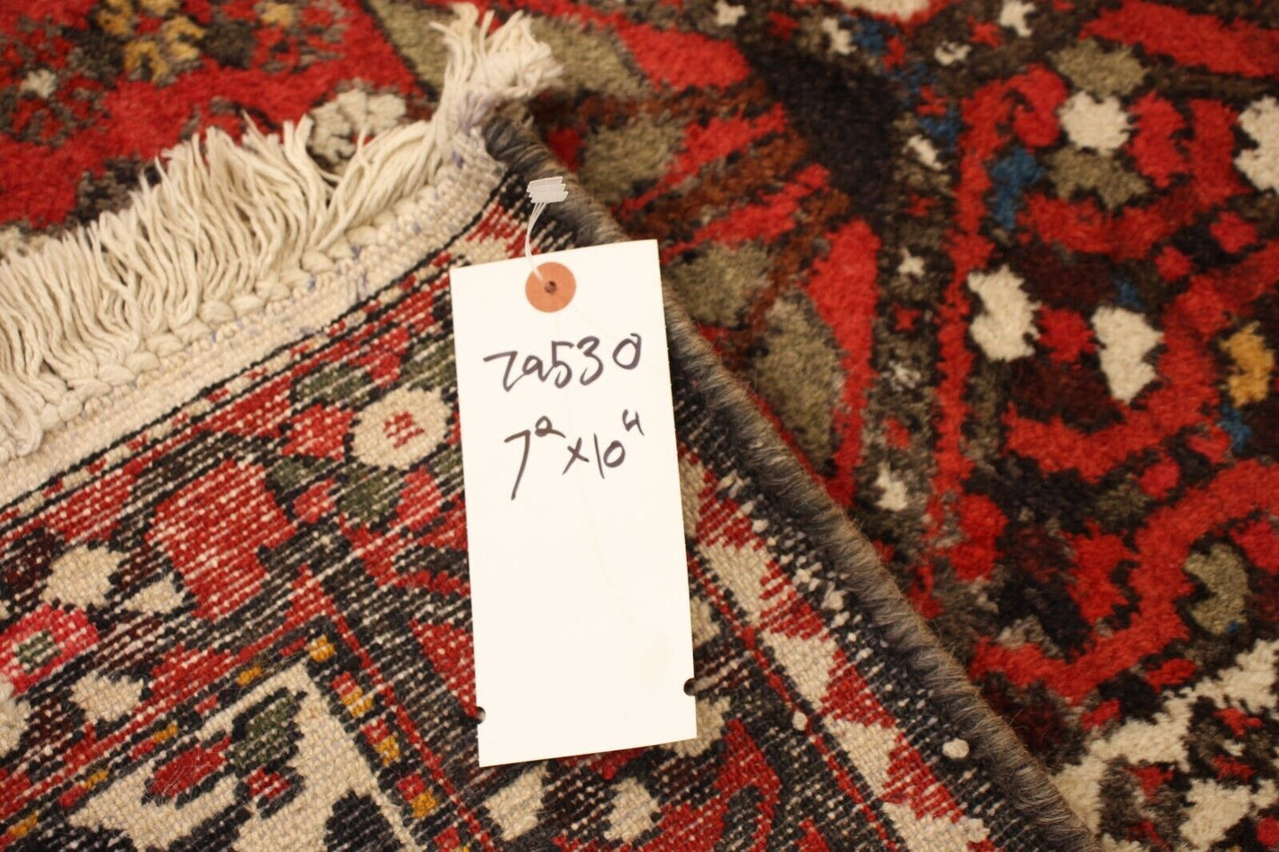 Antique Bachtiar | Restoration Project | 7'2" x 10'4" Hand-Knotted Wool Area Rug