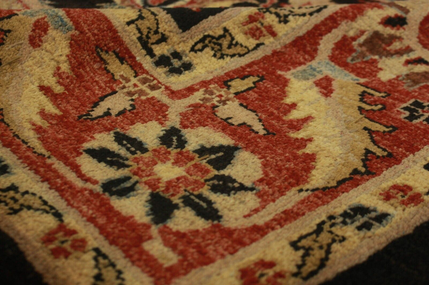 Peshawar | 6'8" x 8'2" Traditional Hand-Knotted Area Rug | 100% Wool | Vintage