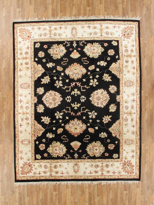 Oushak Oriental | 7'11" x 10'0" Hand-Knotted Traditional Wool Rug | Vintage