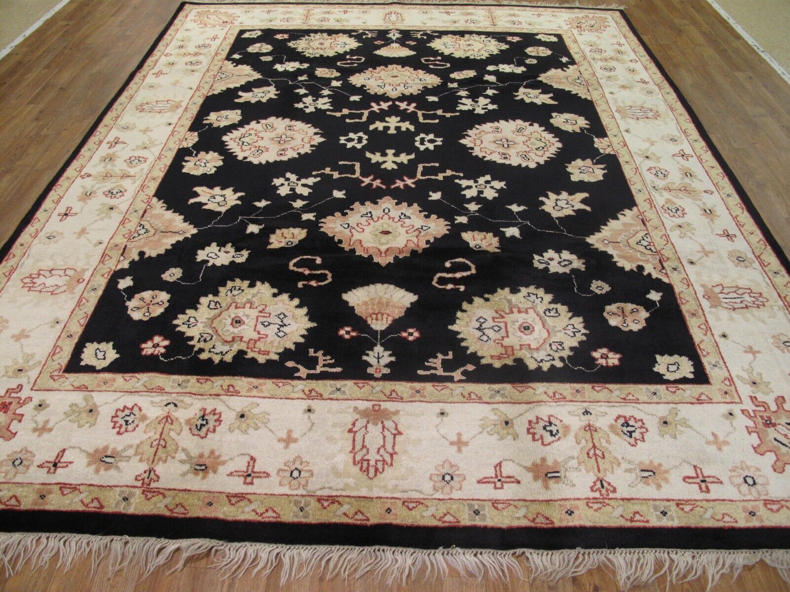 Oushak Oriental | 7'11" x 10'0" Hand-Knotted Traditional Wool Rug | Vintage