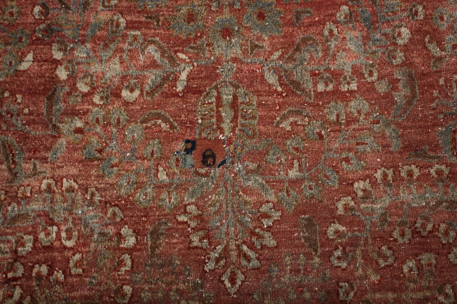 Antique PersianKas Kas'han | 9'9" x 16'9" Hand-Knotted Wool Area Rug | Vintage