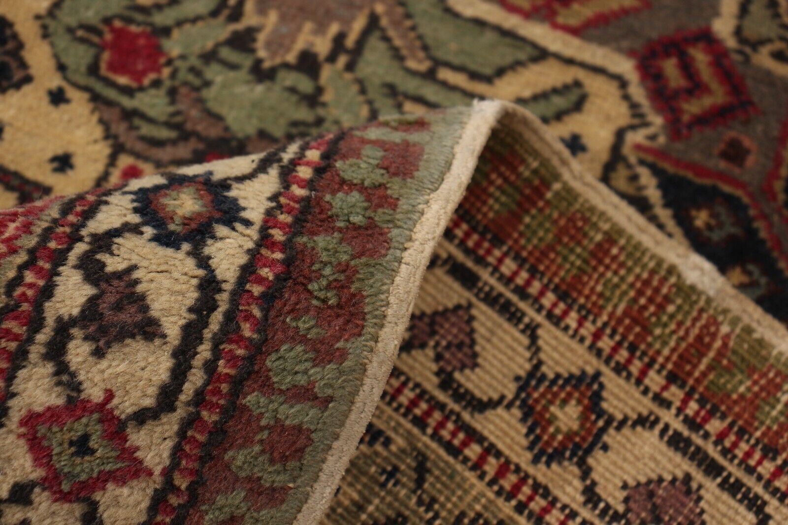 Antique Turkish Kasary | 6'4" x 9'5" Hand-Knotted Rug | 100% Wool | Vintage