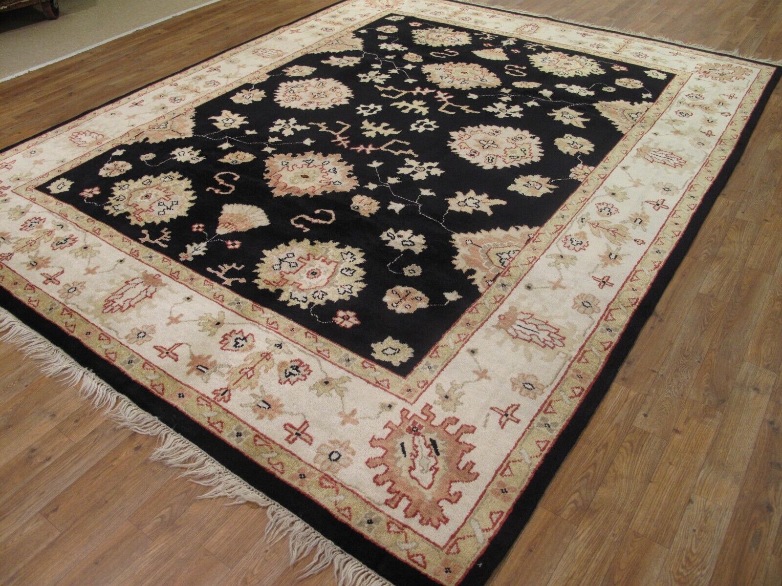 Oushak Oriental | 7'11" x 10'0" Hand-Knotted Traditional Wool Rug | Vintage